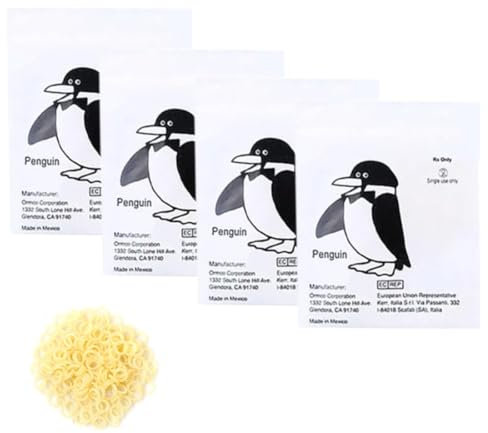 PLKSEI 400 Pcs Elastici Ortodontici Elastici In Gomma Ortodontica Elastici Multiuso Dentale Dentale Gap Ortodontico 5/16 Fasce Elastiche Trasparenti Rubber Band Oral Orthodontics Strumento