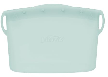 Dr. Brown's Microwave Steam Sterilizer Bag for Baby Bottles, Breast Pump Parts & Other Toddler Accessories, 100% Silicone, Reusable Sterilizing Bag