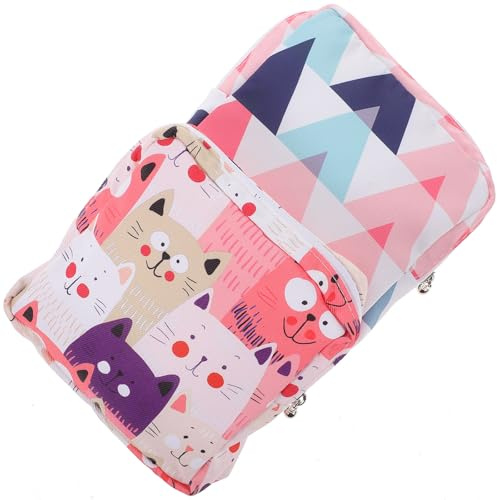DECORNIJIA Paquet de Rangement pour Serviettes Hygiéniques Leopard Imprimé 2 Pièces Portable Compact Polyester pour Femmes Pochette Extérieure Pratique Voyage
