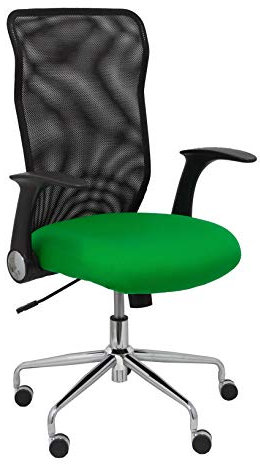 Piqueras Y Crespo (PIQU7) Silla Minaya Respaldo Malla Negro Asiento Bali Verde
