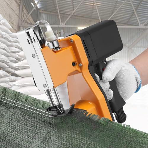 Kotsy Sacknähmaschine Tragbare, Nähmaschine Beutelhefter Elektrische Verpackungsbeutel Nähte Abdichtung für gewebte Schlangenleder-Sack Reispapier Plastiktüte