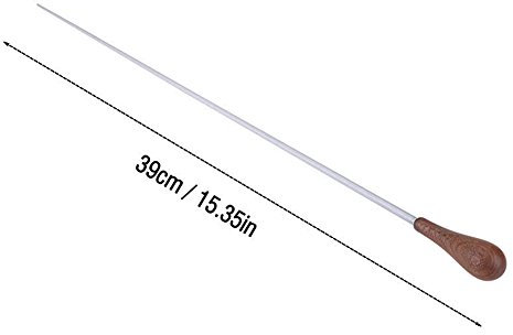 Dirigentenstab, für Symphony Leader Chordirigent Dirigenten Zubehör Holzgriff Dirigentenstab