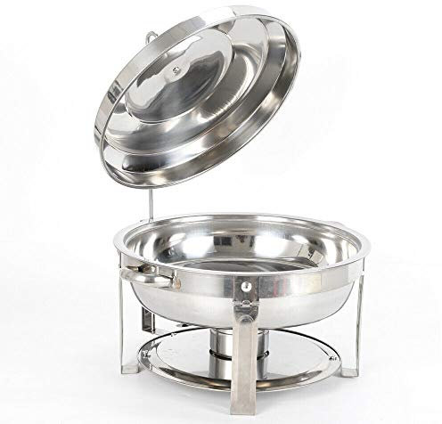 7.5 L Warming Container Buffet Chafing Dish Food Warmer Stainless Steel Stainless Steel Warming Container Food Warmer Heat Container Rechaud Chafing Dishes for Catering Buffet and Party