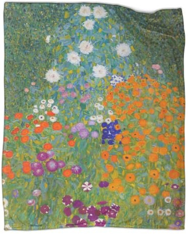 Gustav Klimt Decke, Ölfarbe Kuscheldecke Flanelldecke Warm Plüsch Wohndecke Für Teenager Jungs Mädchen Geburtstagsgeschenke Sofa 60x80inch(150x200cm)