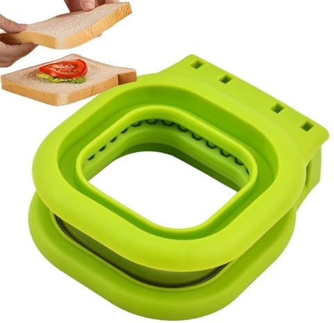 Taglierina per sandwich | Macchina per sandwich | Divertente taglierina per sandwich per bambini | Taglierina per sandwich per scatola, strumenti da forno per bambini, ragazzi e ragazze, macchina per