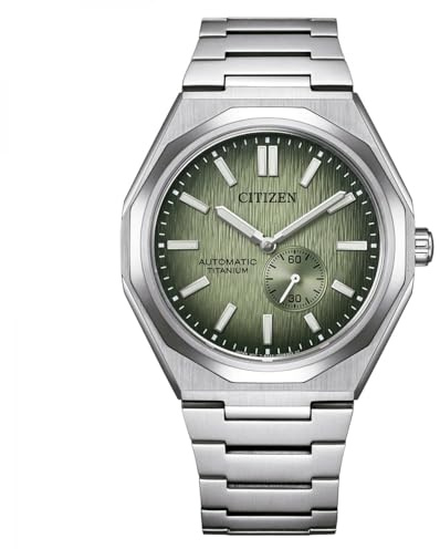 Citizen Herren Analog Automatik Armbanduhr Super Titanium Zenshin 60