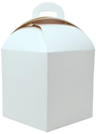 Decoraciondulce - Pack de 10 Cajas para Tartas con Asa Hexagonal | Cajas Repostería Elegantes y Resistentes | Transporte Seguro para Tartas y Postres (25cm)