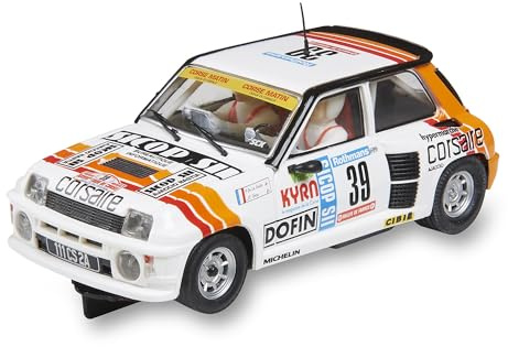SCALEXTRIC - Veicolo da corsa originale - Slot Car - Scala 1:32 (Renault 5 Turbo - Tour de Corse '84)