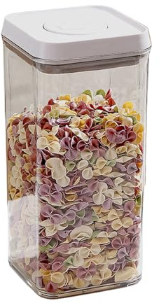 Contenitori Per Cereali Con Coperchi | Contenitori Per Alimenti Impilabili | Antigoccia per Cucina Panificazione Domestica Cereali Snack Dolciumi Tè sfuso Frutta Secca