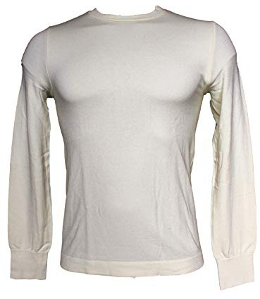 SENSI' Maglia Uomo Girocollo Manica Lunga Lana Microfibra Trapirante Senza Cuciture Seamless Made in Italy