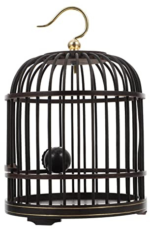 balacoo Storage Baskets Black Cage for Cricket : Holder Box Wooden Small House for Cricket Ladybug Reptile Wooden Habitat Storage Basket