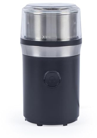 Petra Kaffeemühle Elektrisch 70g Kapazität, Elektrische Gewürzmühle & Kaffeemühle, Gewürzmühle Elektrisch für Kräuter & Gewürze, Kaffee Mühle mit Edelstahlmesser, 210W