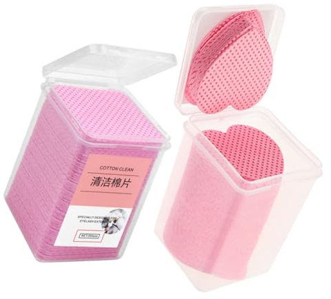 ASAKKURA 400 Blatt Fusselfreie Nagellackentferner Tücher für Gelnägel Kompakte Aufbewahrungsbox für Unterwegs Sicher für Nageltypen Nagelpflege Zubehör