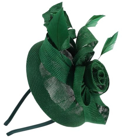 BESTYASH Accessoire Capillaire Spiralé Faux Lin Pour Mariées Et Demoiselles Pour Mariages Bals Et Événements Spéciaux