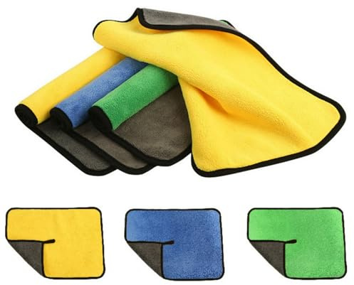 bergxperten TodoLimpio - Paños de Microfibra XXL 40x60 cm Ultra absorbentes, Suaves y sin Pelusas, paños Multiusos para Limpieza y Secado de Coche, Moto, Cristales y hogar, Pack de 3/5/8 Unidades