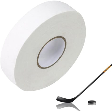 Hockeyklubba tejp – 2,5 cm x 25 m självhäftande omslag, vattentät halkfri grepptejp, hållbar sporthandtagsskydd | multisport grepplösning för hockey baseball softball golfklubba racket användning