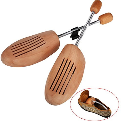 Shoe Tree Schima Wood Shoe Shaper, Shoe Widener Stretcher Preserves Natural Shape and Absorbs Moisture Men and Women Shoe Trees.