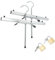 Youyijia 2pcs Roof Rack Clamp Lock 45x40x20cm Universal Ladder Lock Heavy Duty Safe Ladders Silver