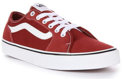 Vans Herren Filmore Decon Sneaker, Suede/Canvas Fired Brick, 47 EU