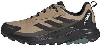 adidas Uomo Terrex Anylander Rain.Rdy Hiking Shoes, Cardboard/Core Black/Shadow Olive, 46 EU