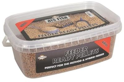 Dynamite Big Fish Feeder Ready Pellets | 2mm 1.2kg | Match Carp Fishing Bait | Stick Perfectly to Any Feeder Straight out of the Bucket | Resealable | (Krill, 1.2kg)
