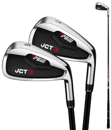 Mazza da golf professionale in ferro per uomini e donne, per destrorsi, in acciaio o carbonio, n. 5/6/7/8/9/PW/SW (n. SW, con asta in carbonio)