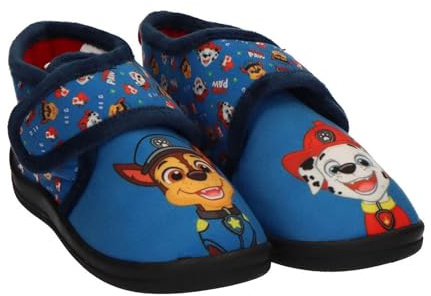 Zapatillas de Casa Media Bota Paw Patrol licencia oficial | Pantuflas Paw Patrol cómodas, suaves y antideslizantes