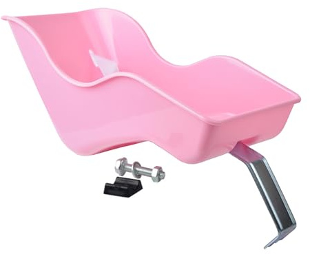 Doll Cyclisme - Porte- bébé - Attache siège de vélo Jouet - Accessoire du Support Dorsal Rose avec Sangle à Boucle pour Filles - Jeux d'équitation et Jouets d'activité en Plein air