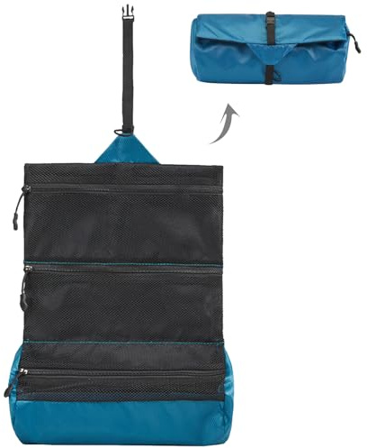 MLPKOI Unisex Neceser, Neceser Colgante de Viaje, Bolsa de Maquillaje Organizador para Colgar, Bolsas de Viaje Impermeable, Bolsa de Aseo con Gancho Colgante, Makeup Bag con Gancho, Necesers Viaje