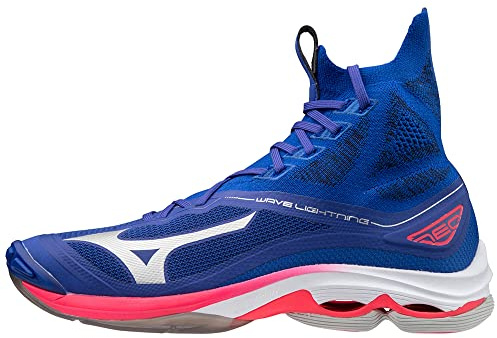 Mizuno Lightning Neo Volleyball-Schuh ReflexBlueC/SilverDPink 44