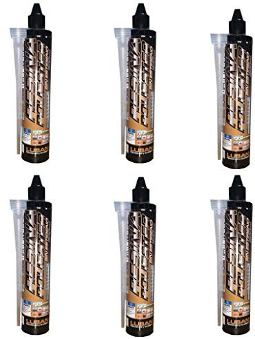 BricoLoco Adesivo Taco chimico Poliestere senza stirene. Bricolage domestico o professionale. molteplici applicazioni e usi. Cannula inclusa (6, 300 ml)