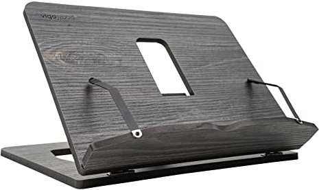 Vigo Wood Buchständer, Rezeptbuchständer, Kochbuchständer für die Küche, Bücherständer für die Anzeige, Buchhalter zum Lesen im Bett (Antiquität)