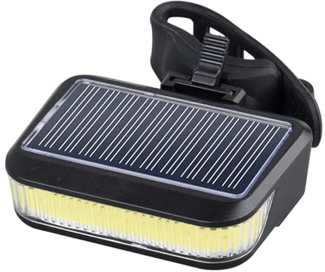 Luz Trasera Solar para Bicicletas, luz de Advertencia ecológica, Funciona con energía Solar, iluminación automática, Accesorios de Ciclismo Impermeables para Bicicletas de Carretera