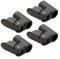 EpheyFIF Tarp Clips, 4 Stück ABS Zeltklemmen-Befestigung für Vordach, Wohnwagen, Vorzelt, Annexe Stangen, 22–25 mm Markisenclips für Markisen, Camping, Wohnwagen, Vordächer