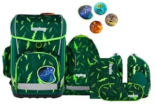 ergobag cubo Light Set ergonomischer Schulanzen, extra leicht, Set 5-teilig, 780 g