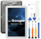 ARSSLY pour Google Nest Hub 2 Gen LCD Écran de Remplacement pour Google Nest Hub Gen2 LCD Affichage Digitazer Assemblée complète avec Kit de réparation, Blanc