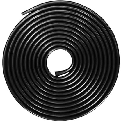 Autokantenschutzleiste 5M Kantenschutz Für Autotüren Gummikantenschutz Von GisWell - U-Förmig Selbstklebend Passend Für SUV Limousine MPV Meisten Autos Schwarz