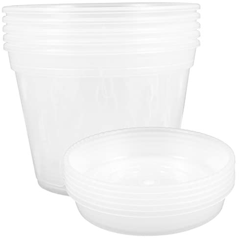 TOYANDONA 5 Set Vasi per Il Controllo delle Radici Orchidea vasi per piantine di Grandi Dimensioni Multiplo all'aperto piantare vasi di Fiori Indoor Vaso da Fiori in plastica