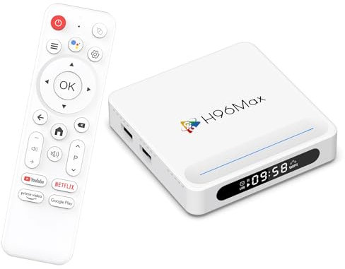 LEFFOT Android 14.0 TV Box 2025, H618 Plus 4K Ultra HD Streaming Device for TV, 2GB RAM + 16GB ROM, Smart TV Box with HDR10+, Voice Control, 2.4G & 5G WiFi 6, BT 5.4, Allwinner H618 Quad Core A53