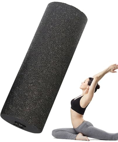 Rodillo muscular hueco - rodillo de masaje de espuma premium, cilindro de recuperación de yoga de tejido profundo | Masajeador de pantorrilla de pierna trasera portátil, equipo de ejercicio duradero,