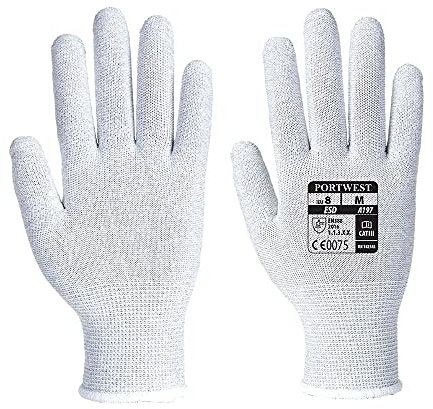 Portwest Gant Antistatique, Couleur: Gris, Taille: XL, A197GRRXL