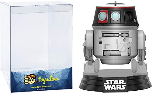 Chopper (2017 Galactic Convention Exc): Funko Pop! Vinyl Figure Bundle with 1 Compatible 'ToysDiva' Graphic Protector (133 - 13310 - B)