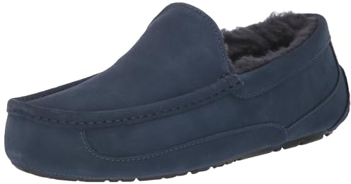 UGG Herren Ascot Hausschuh, Deep Ocean, 40 EU