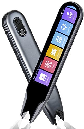 Scan Lesestift, Intelligenter Lesestift für Legasthenie, 134 Sprachen Instant Translator Gerät, 12,7 cm Touchscreen Online/Offline-Übersetzer, Text zu Sprache OCR-Scanner Stift für Geschäftsreisen
