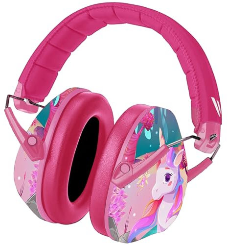 Vanderfields Kids Ear Defenders Children, Age 3-16, Certified UKCA 27dB, Adjustable Size, Noise Cancelling Headphones Kids, Ear Defenders Autism, Ear Muffs for Toddler, Boys, Girls, School
