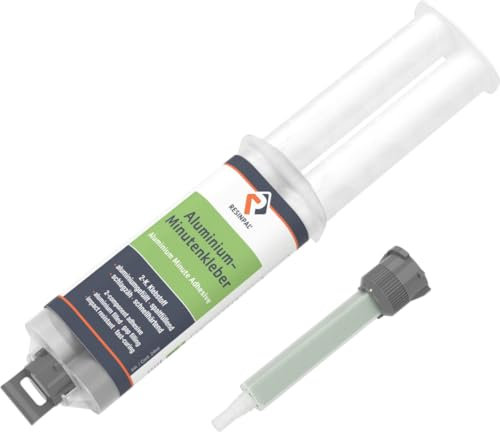 RESINPAL Aluminium Minutenkleber | 2K-Epoxidkleber | Hochfest | Montagekleber |