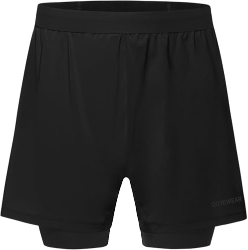 GORE WEAR Herren Concurve 5” 2in1 Shorts, Schwarz, L EU
