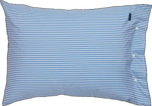 GANT Shirt Stripe Kissenbezug einzeln Farbe Waterfall Blue Größe 80x80