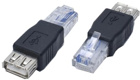 Xuancai Adaptador de red USB 2.0 a Ethernet RJ45, adaptador de enchufe de red de transferencia USB para conectar módems ADSL a routers Ethernet