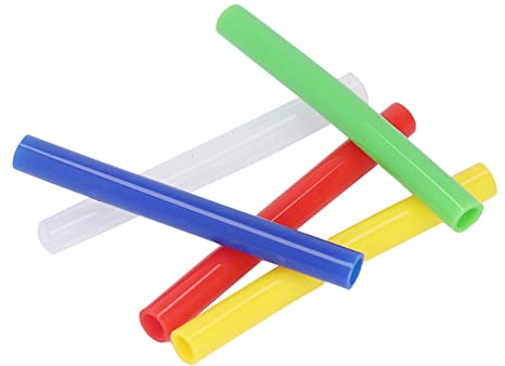 Karlak Tubo per la Dentizione del Bambino in Silicone Aiuta a Alleviare il Dolore della Dentizione e Prevenire il Succhiamento delle 5 Pezzi